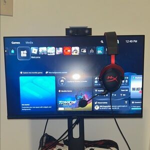 HyperX Gaming Headset with Black and Red Design